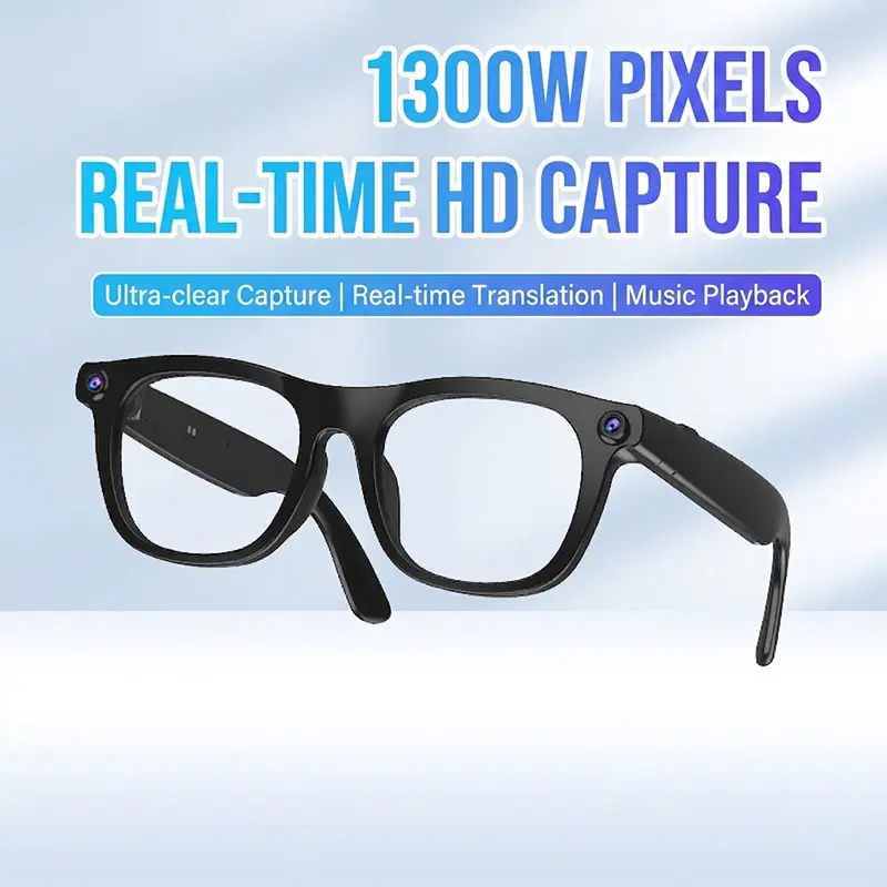 AI Recording Smart Glasses audio video recording