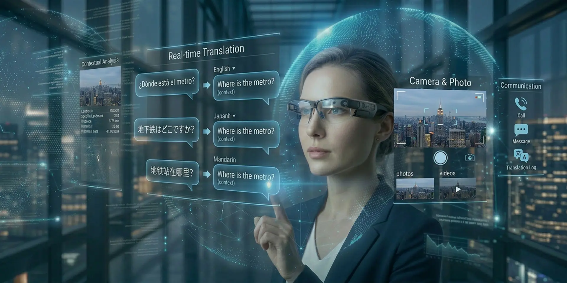 AI Smart Wearable Glass overview