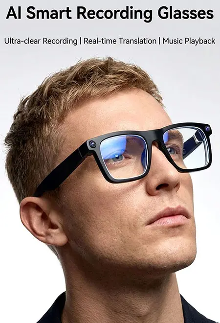 Smart glasses with 13MP camera