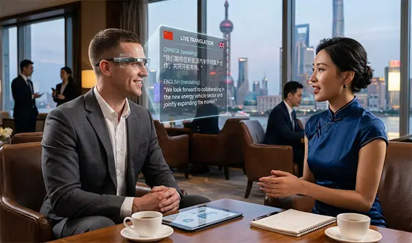 AI Smart Glasses open-ear speakers audio streaming and hands-free listening experience