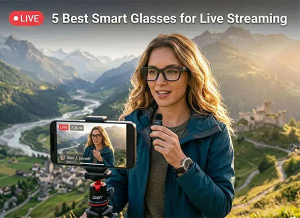 5 Best Smart Glasses for Live Streaming and POV Content Creation (2026 Guide)